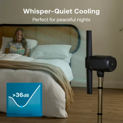 Dimplex FlexBlade bladloze ventilator met 5 snelheden en timer