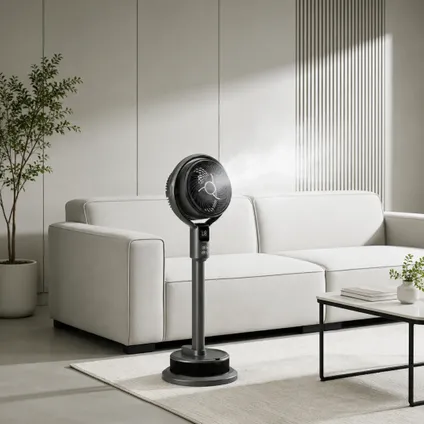 Quality Heating mistventilator 50W met afstandsbediening en timer