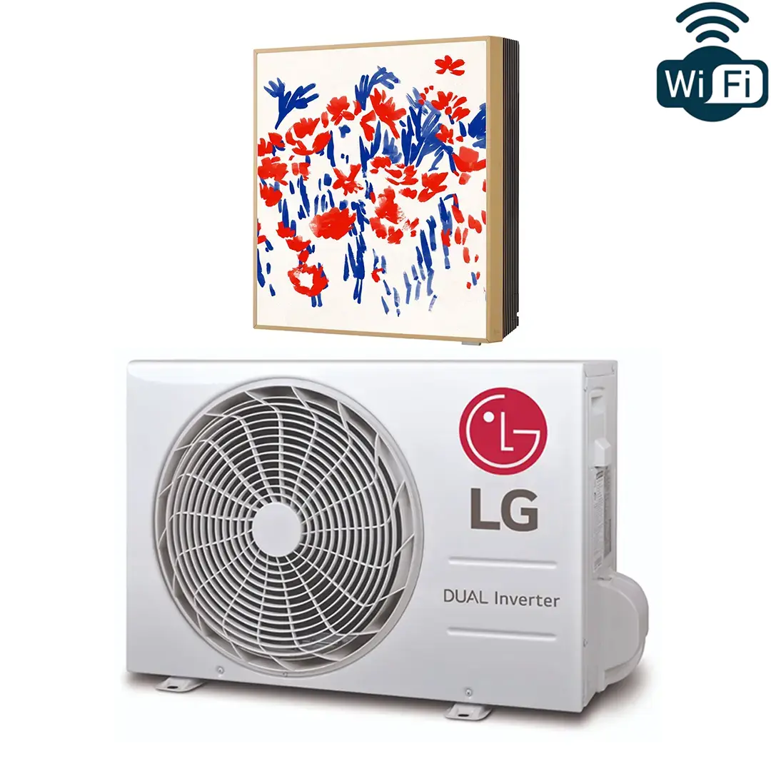 LG Artcool Gallery A12FT 3,5 kW design split-airco met fotolijst