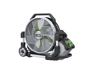 EGO FN1800E accu-ventilator 45 cm met vernevelingsfunctie
