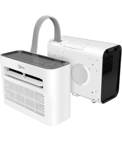 Dyson Hot+Cool HF1 Remote Link Pre-heat verwarmings- en verkoelingsventilator Wit/Zilver