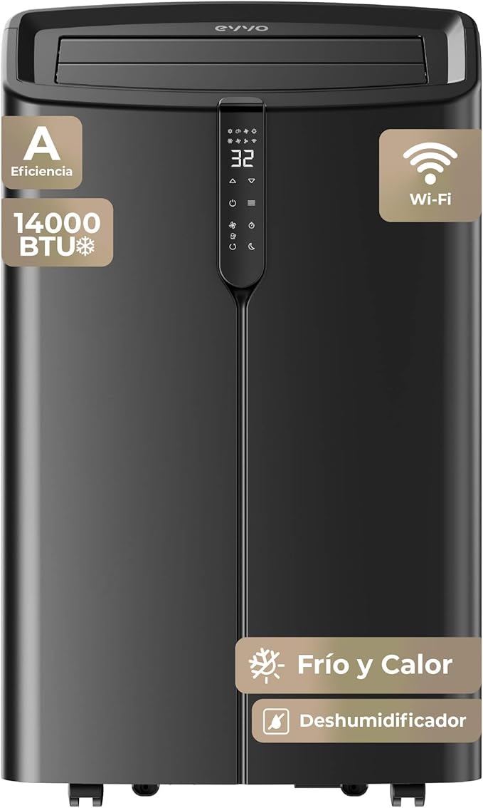 EVVO Clima P14 Silent Mobiele Airco 14.000 BTU met Warmtepomp