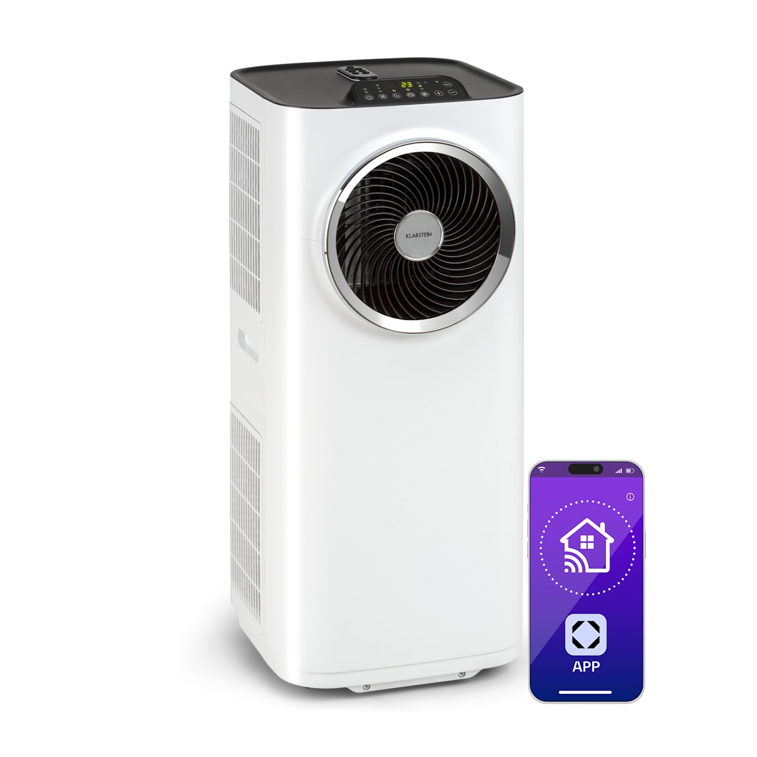 Klarstein Kraftwerk Smart 10K mobiele airco 3-in-1 10.000 BTU wifi