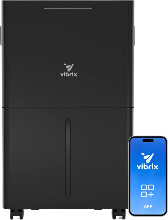 Vibrix DryFlow6 Pro luchtontvochtiger 6 l/dag met app-bediening